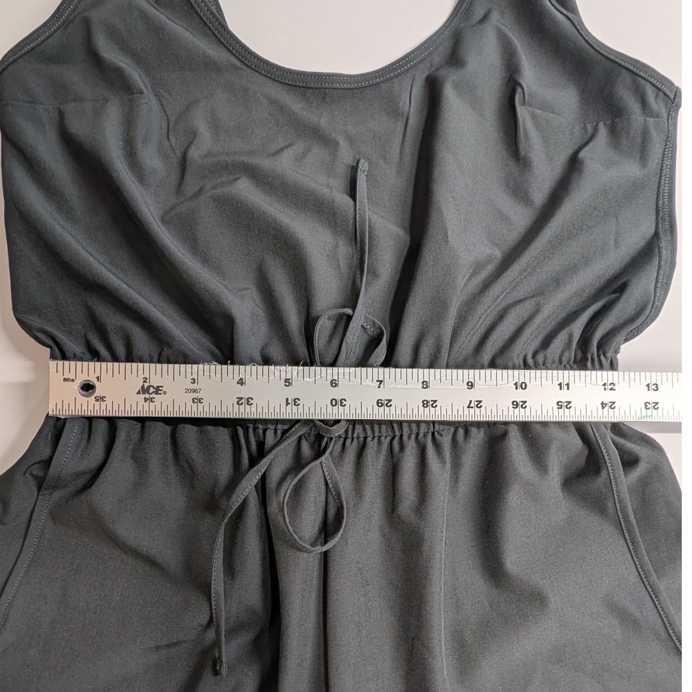 Abercrombie & Fitch Traveler Jumpsuit Women Small Black Gorpcore Utility Active - Picture 12 of 13